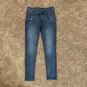 Express High Waisted Skinny Jeans